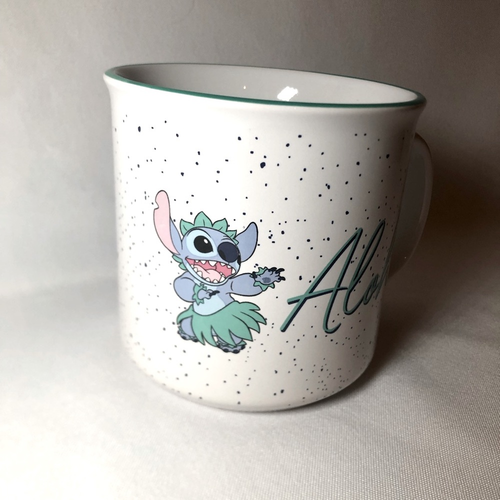 DISNEY LILO & STITCH "Aloha" Ceramic 20 oz. Mug Cup